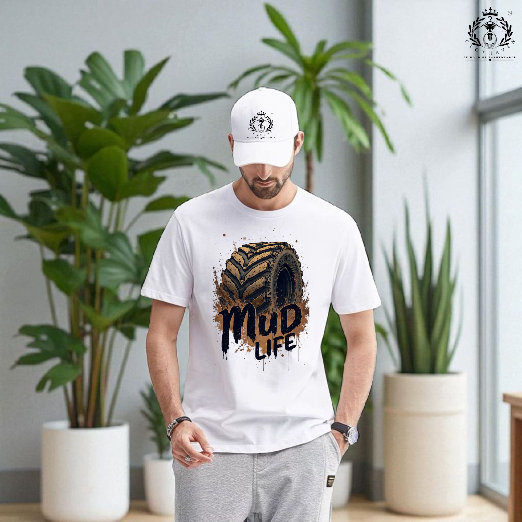 Clothaven “Mud Life” Tire Graphic Tee