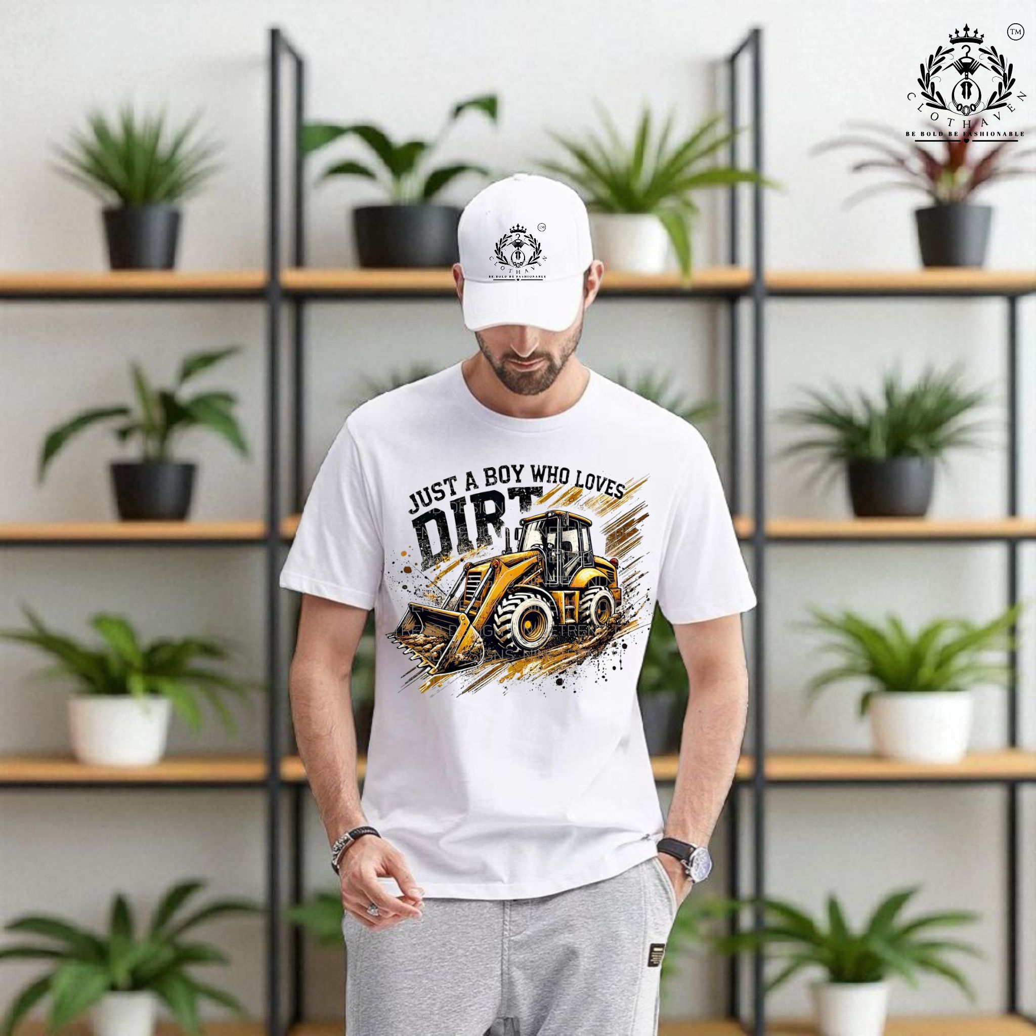 Clothaven “Just a Boy Who Loves Dirt” Graphic Tee