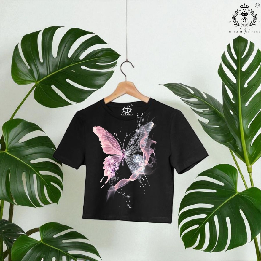 Dreamy Butterfly Crop Top