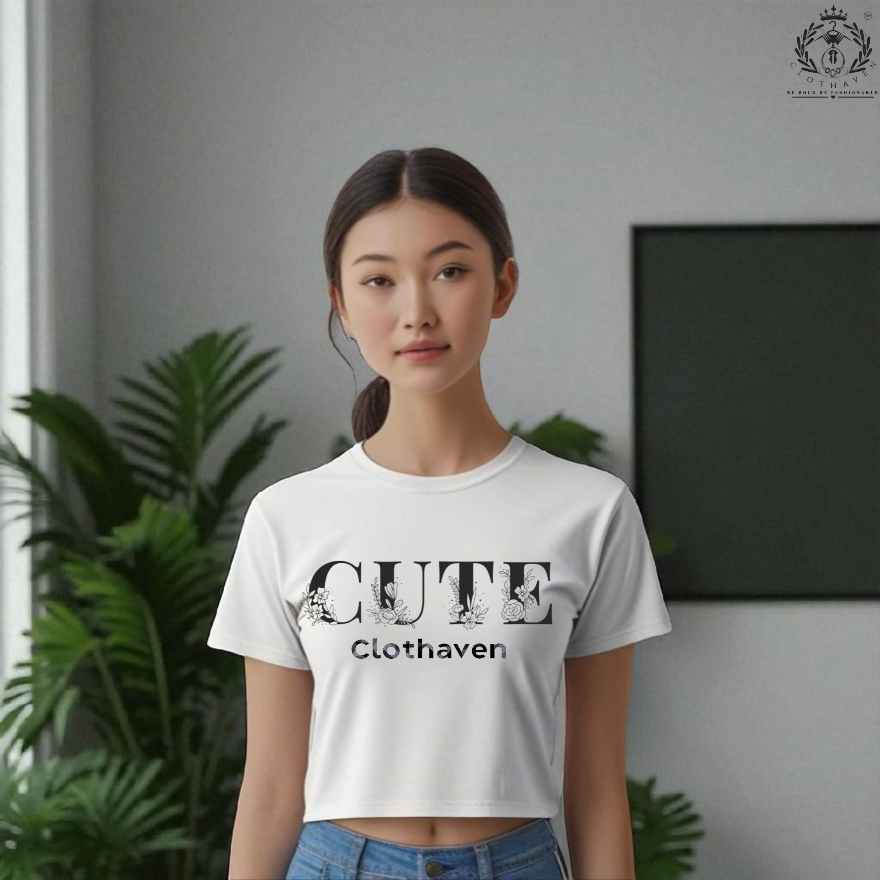 Clothaven CUTE Crop Top