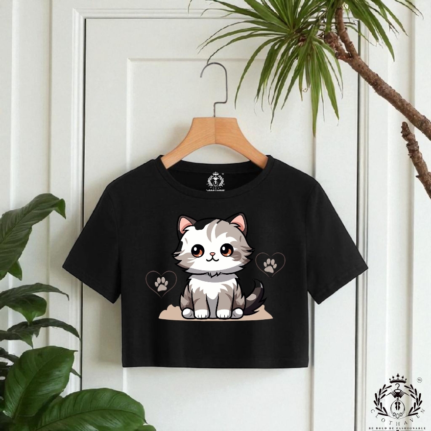 Purrfect Kitty Crop Top