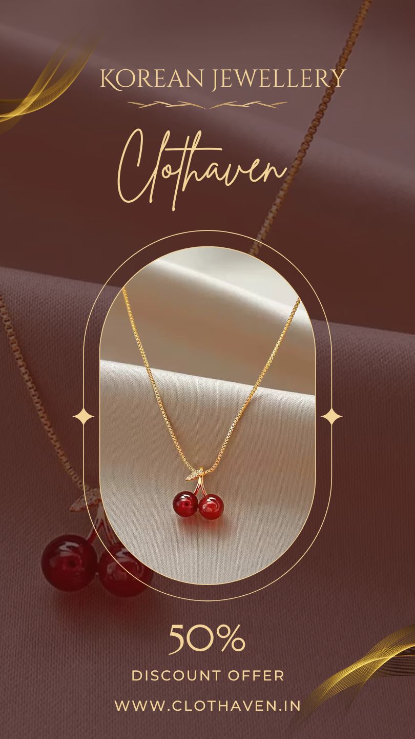 🍒 The "Sweet Berry" Cherry Pendant Necklace