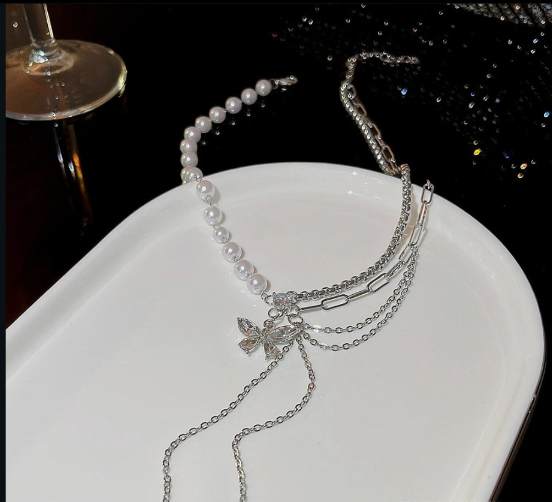 💖 The "Serenity Bloom" Asymmetrical Layered Necklace