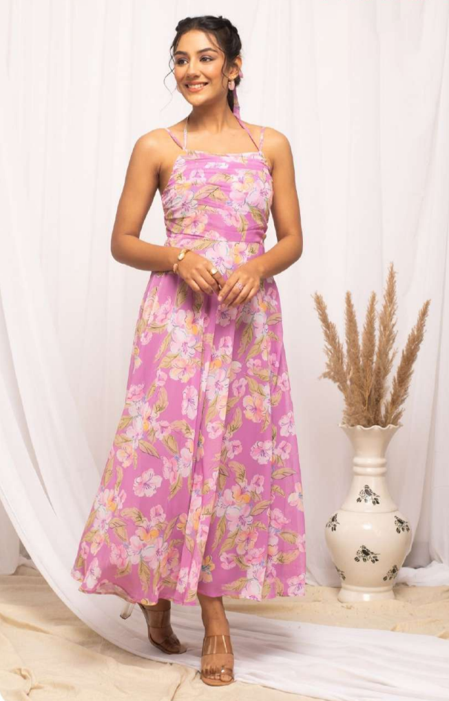 The Lavender Bloom Dress