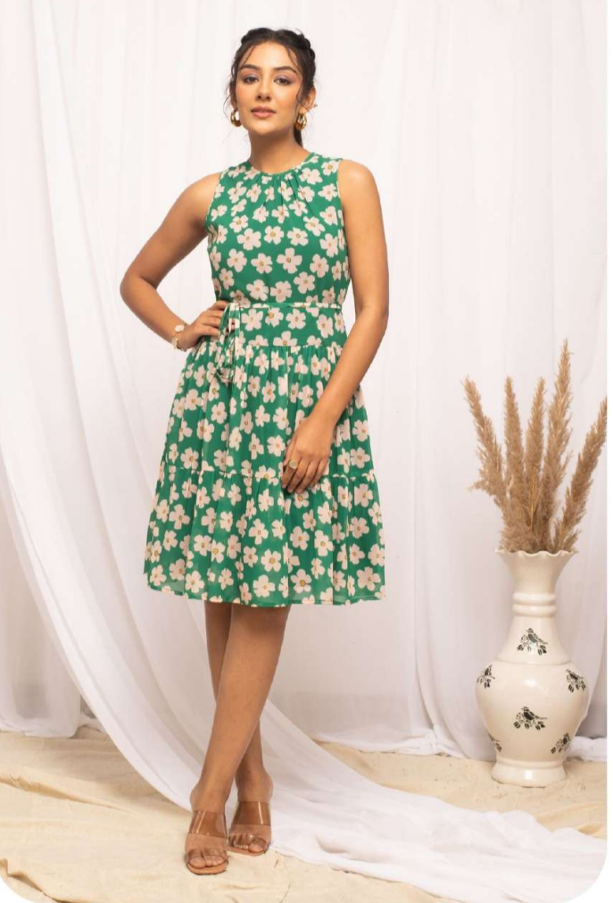 The Emerald Meadow Dress